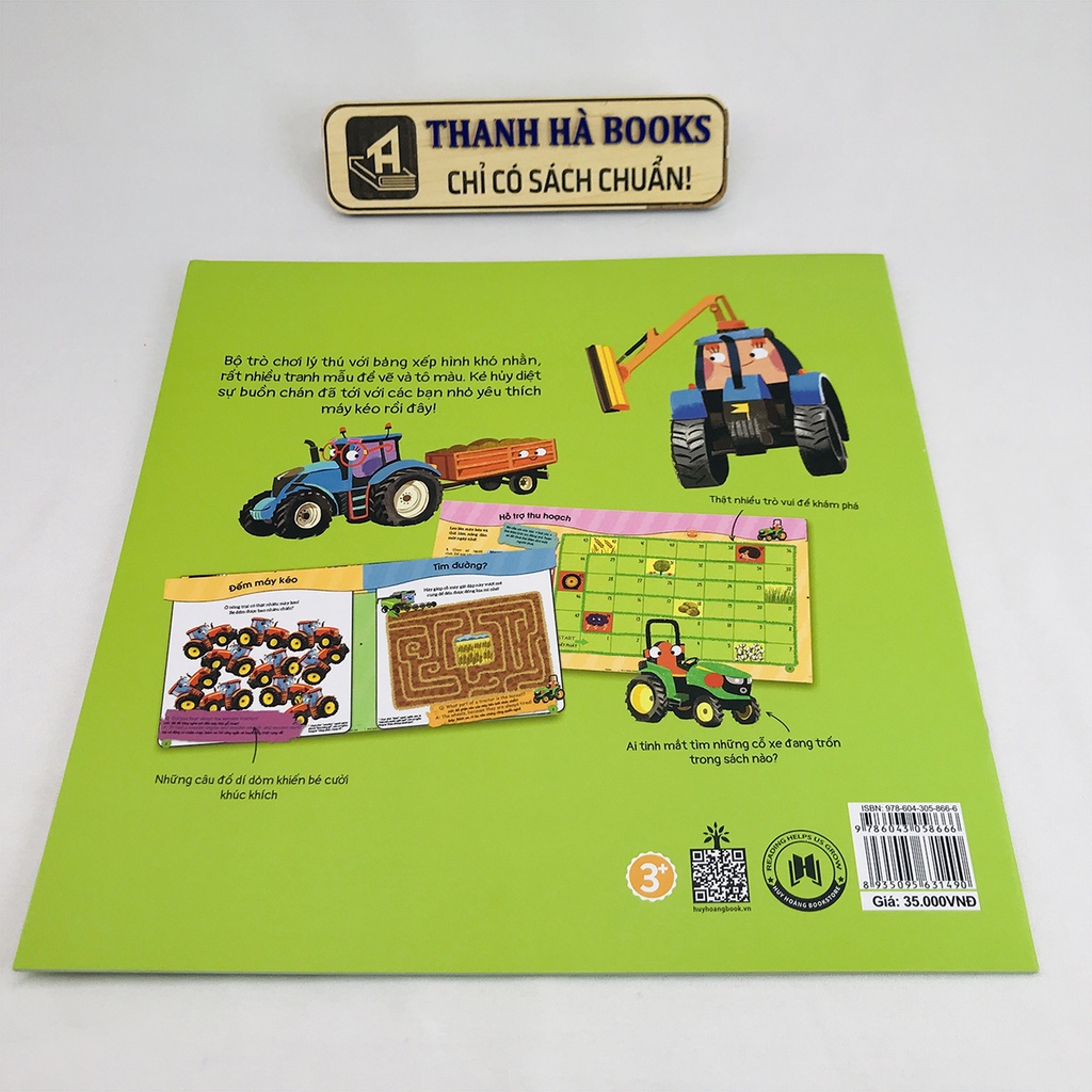 Sách - Đố Vui Với Máy Kéo - Song Ngữ Anh Việt