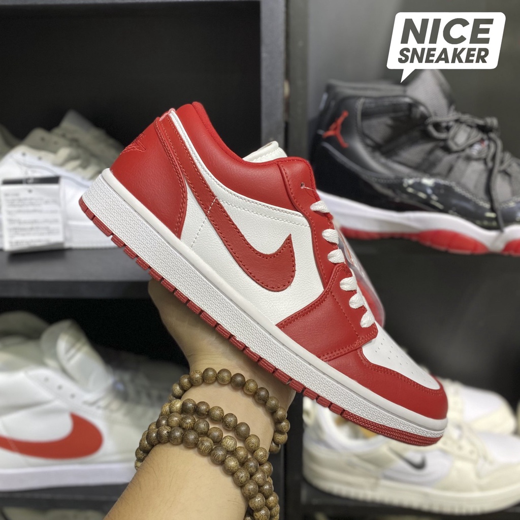 Giày Jordan 1 Low Gym Red (đỏ/trắng) - Phiên bản 1:1 chuẩn | Nice Sneaker .