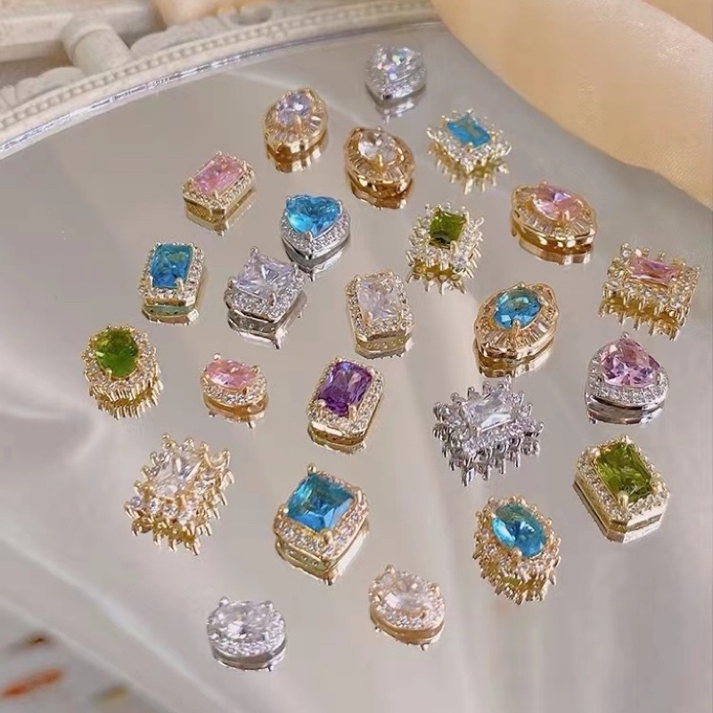 phụ kiện charm đá cao cấp siêu hot mới gắn móng tay nail