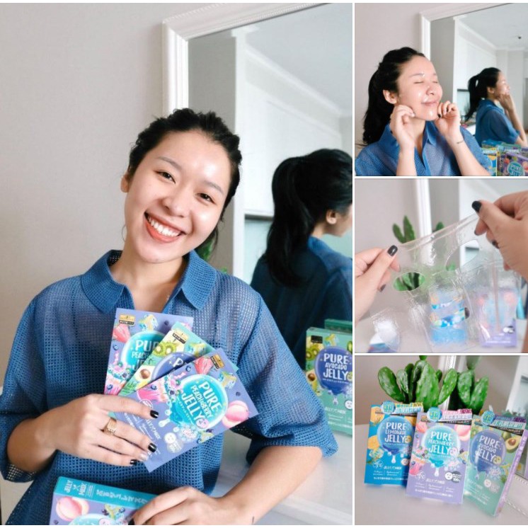 (giá lẻ 1m) Mặt Nạ Thạch Sexy LOOK  𝐉𝐞𝐥𝐥𝐲 Lên Men Trái Cây Mát Lạnh