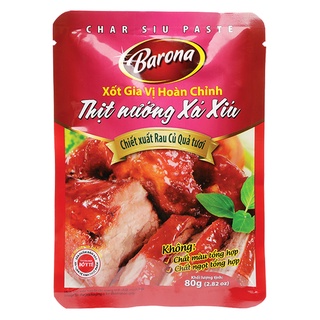 Xốt Gia Vị Hoàn Chỉnh Barona Thịt Nướng Xá Xíu 80G
