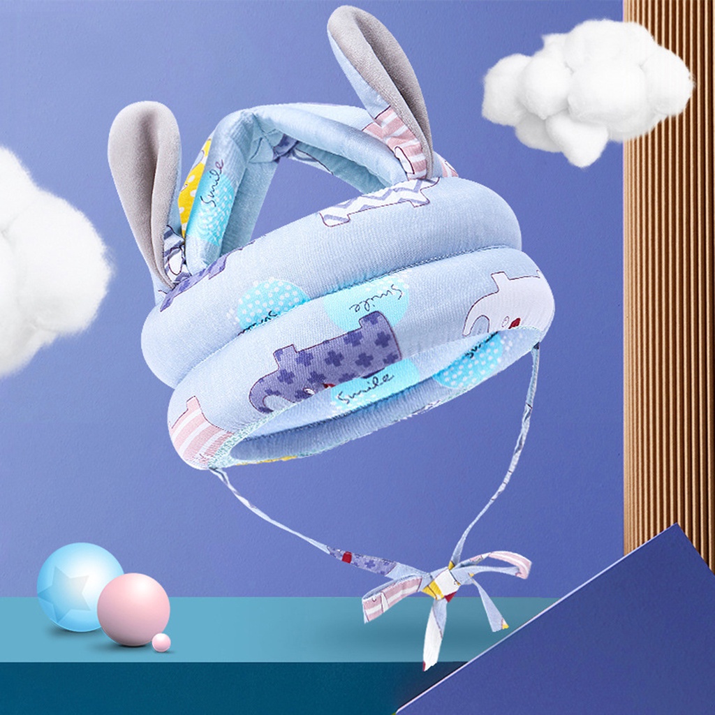 Mũ Bảo Hiểm Mềm Thoáng Khí An Toàn Cho Bé Tập Bò