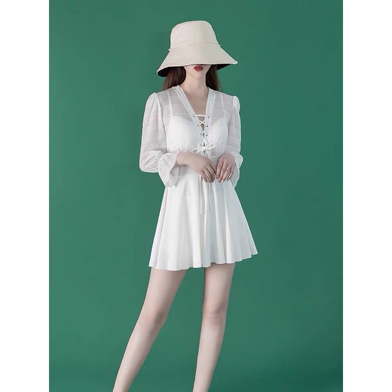 Bikini Dáng Váy Cao Cấp Ren Đan Ngực Hot 2021 DEP3054 | BigBuy360 - bigbuy360.vn