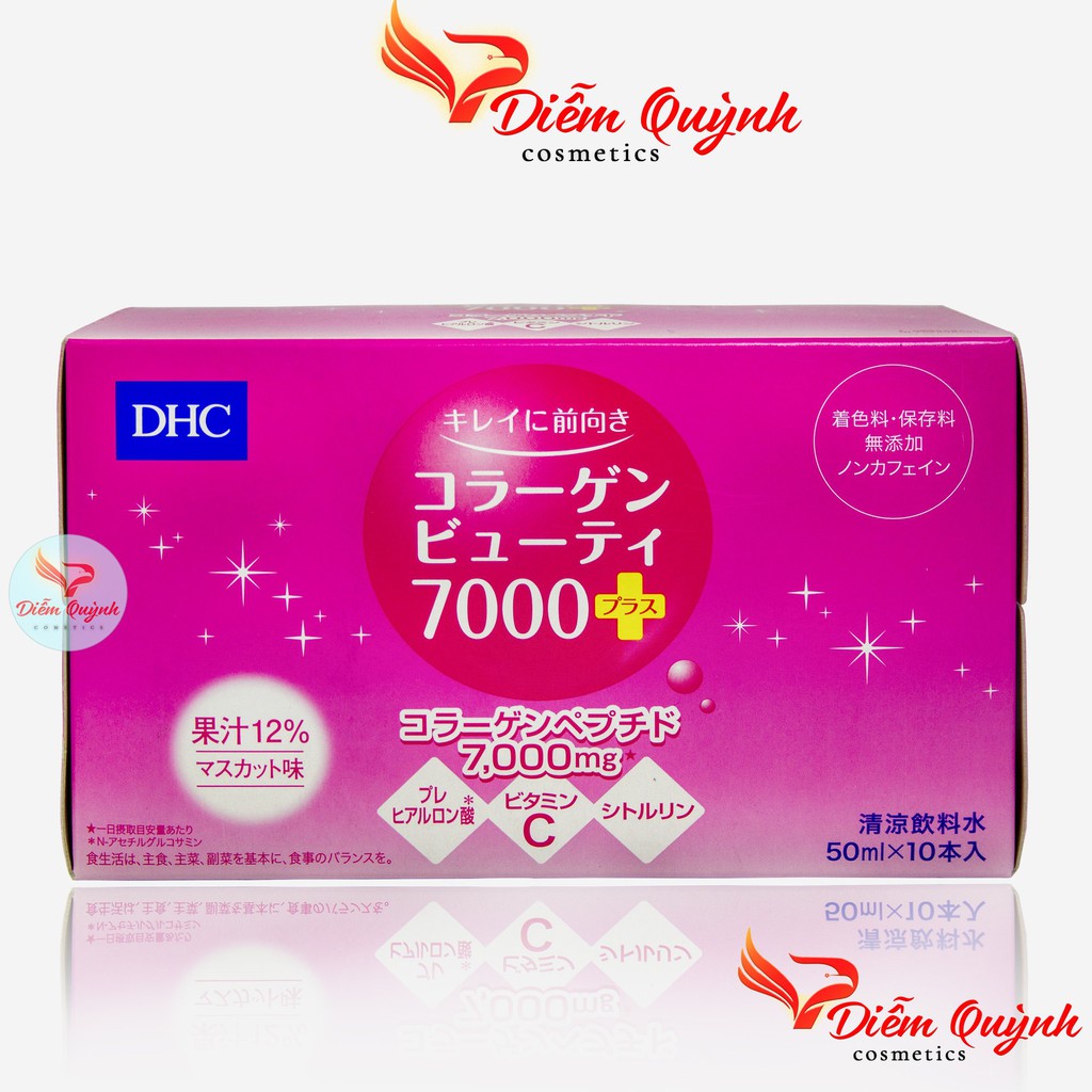 Nước uống Collagen DHC Beauty 7000 Plus Nhật Bản (10 chai x 50ml)