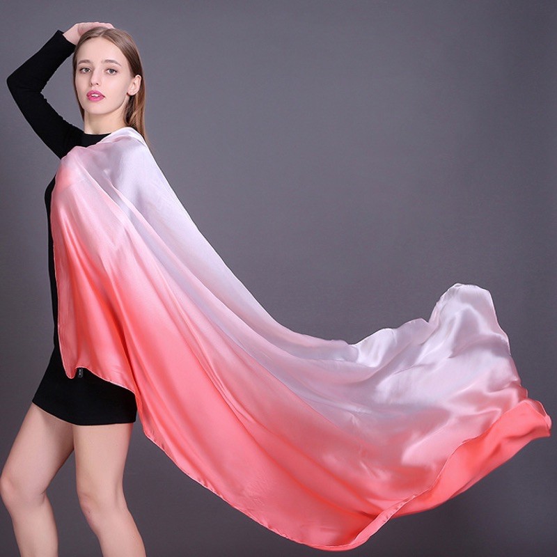[Khăn Đi Biển] Khăn Choàng Lụa Nữ Mềm Mại Kích Thước Lớn