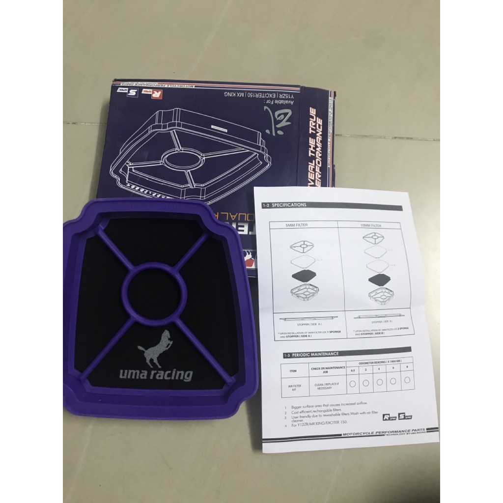 Lọc Gió Uma Racing Cho Exciter 150