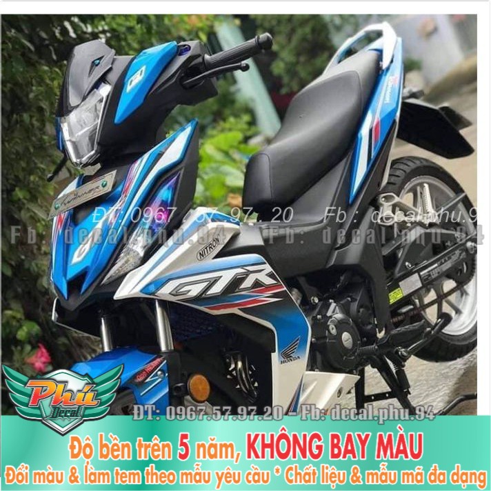 Tem rời Winner V1 GTR Xanh Trắng (X)