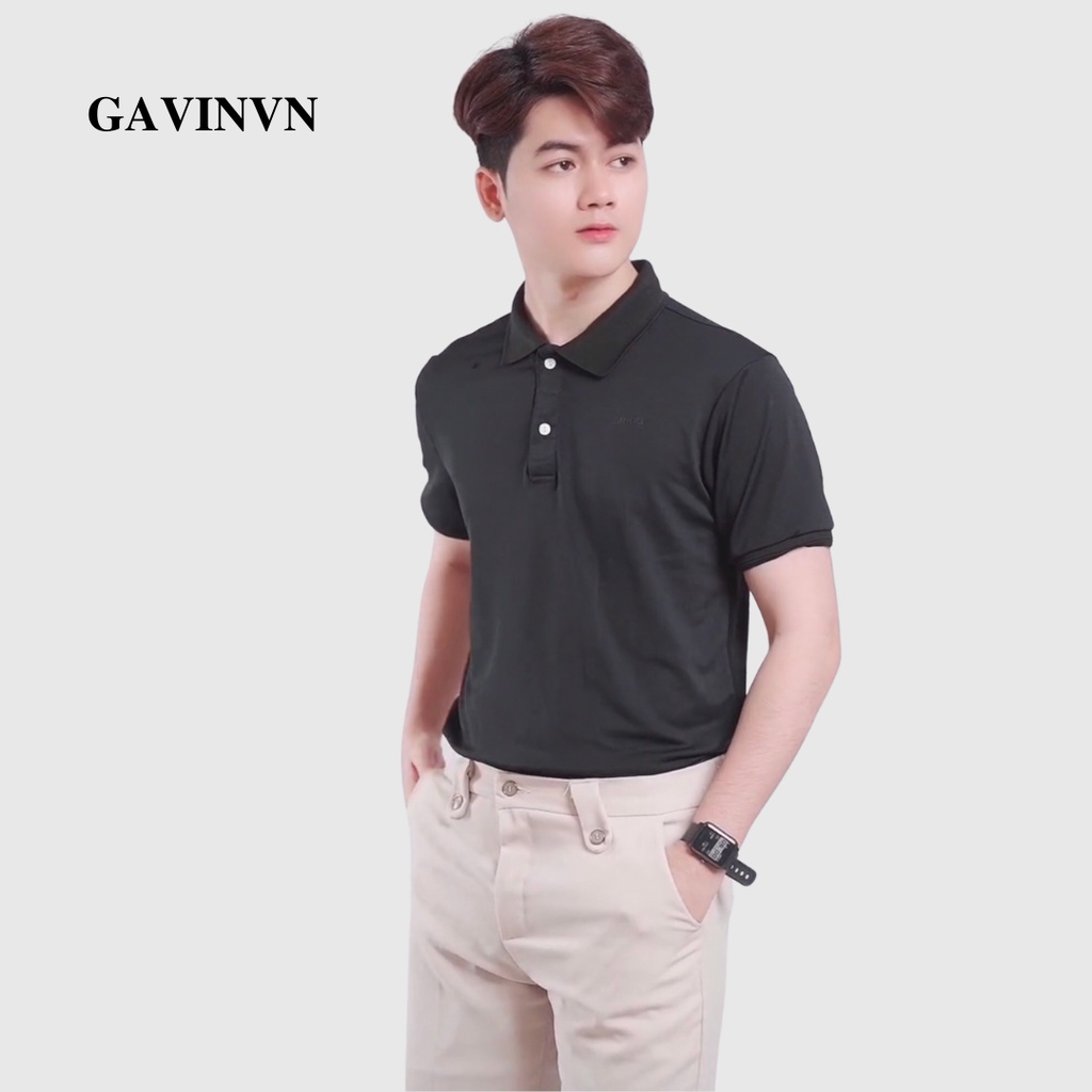 Áo thun nam polo cổ bẻ trơn basic ngắn tay vải cotton cá sấu phong cách trẻ trung Hidoli- Gavin (POLO22)