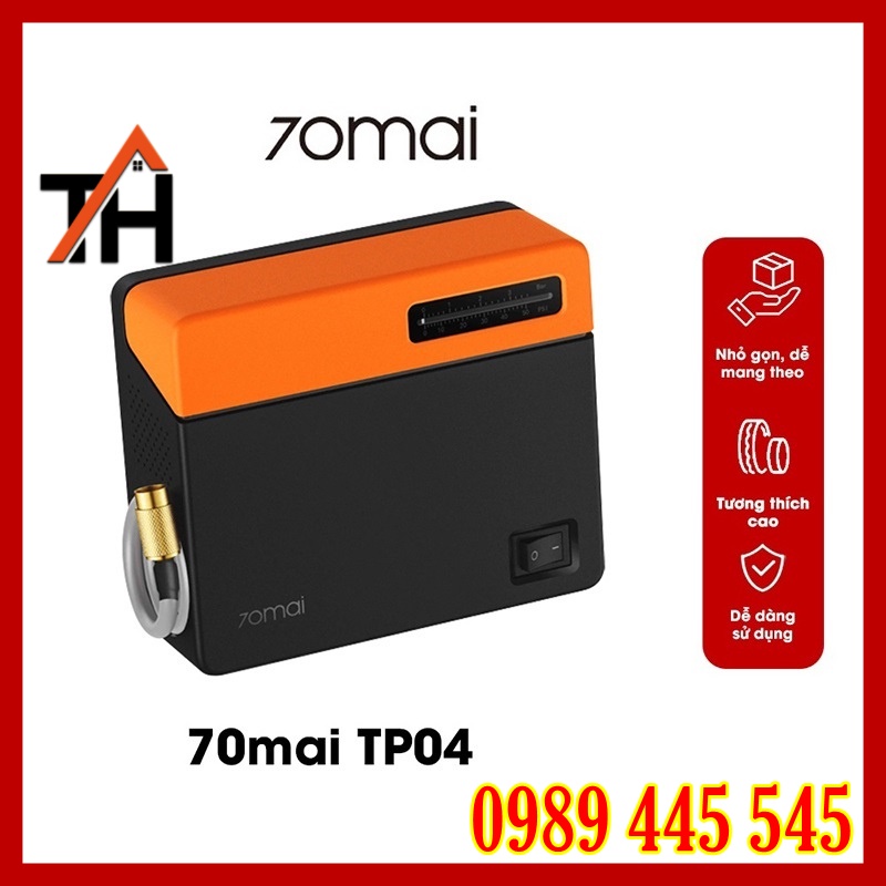 Máy Bơm Lốp Xe Ô Tô Tự Ngắt 70mai Air Compressor Lite Midrive TP03 TP04 - Bảo Hành 1 Năm