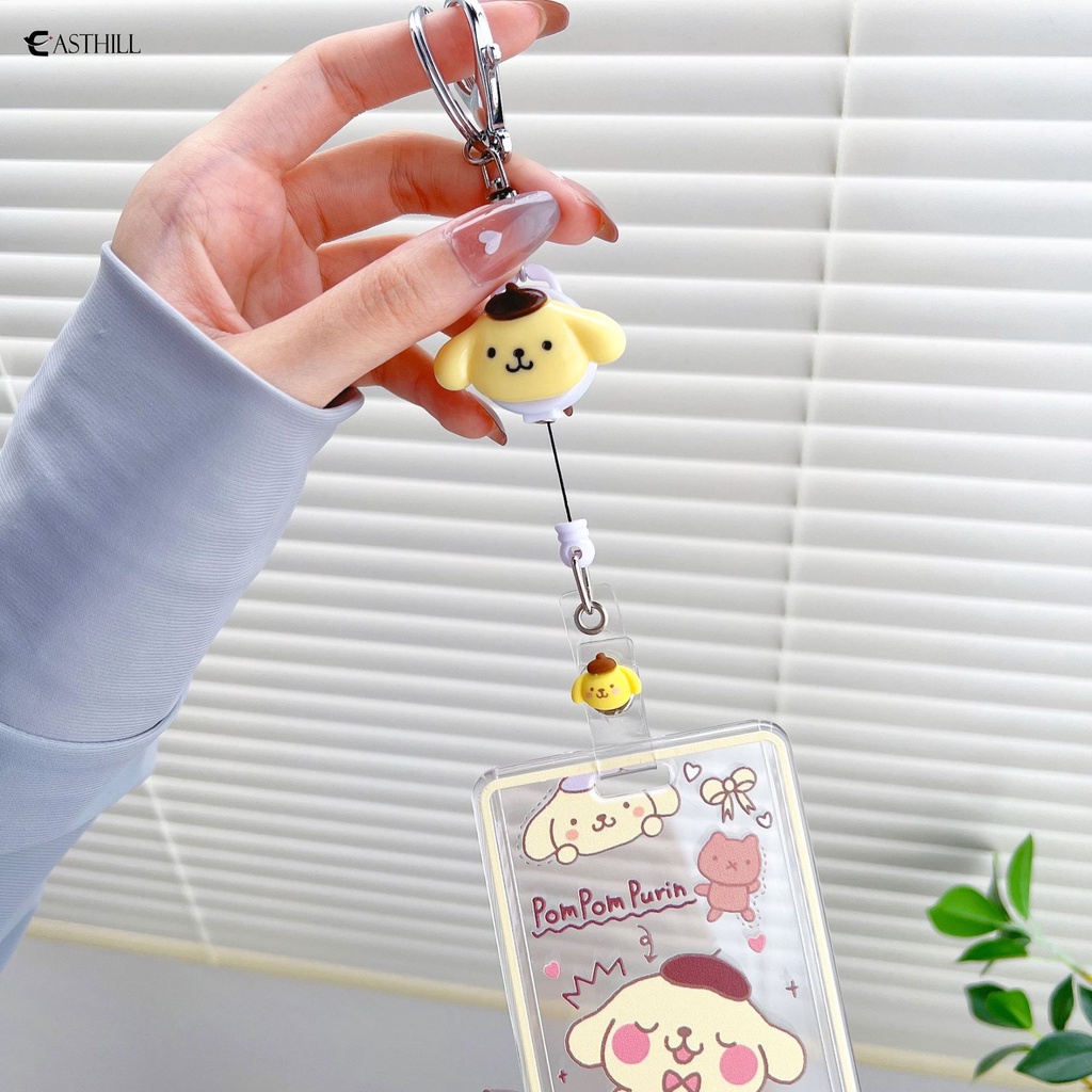 Vỏ Bọc Thẻ Xe Buýt Trong Suốt In Hoạt Hình Sanrioed Kulomi My Melody Cinnamoroll Dễ Thương Sáng Tạo Thích Hợp Làm Quà Sinh Nhật Cho Bé