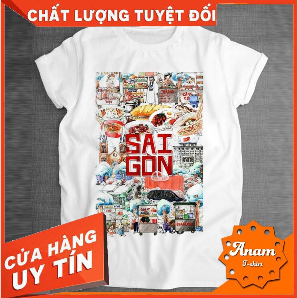 Áo thun bán lẻ giá sỉ Team Sài Gòn Nam Nữ (Có size Trẻ Em) [Giá Tốt]