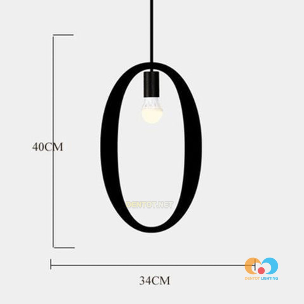 Đèn Thả Trang Trí Hình Chữ Cái - Đèn chữ cái trang trí quán cafe THCN 57A