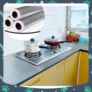 Cuộn giấy bạc dán bếp cách nhiệt, miếng decal dán tường nhà bếp chống thấm bền đẹp (3 mét khổ 60cm)