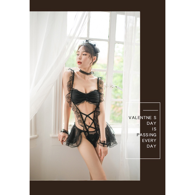 Đồ Lót Khiêu Dâm Dễ Thương Và Vui Tươi Cô Hầu Gái Sexy Quan điểm Một Mảnh Ren Người Giúp Việc Cám Dỗ Bộ đồ Cosplay | BigBuy360 - bigbuy360.vn