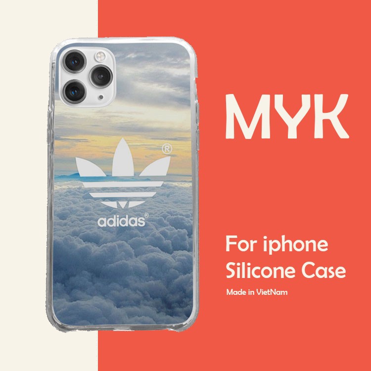 Ốp lưng logo ADIDAS ON CLOUD trên nền mây trắng cho Iphone 5 6 7 8 Plus 11 12 Pro Max X Xr ADIPOD00196