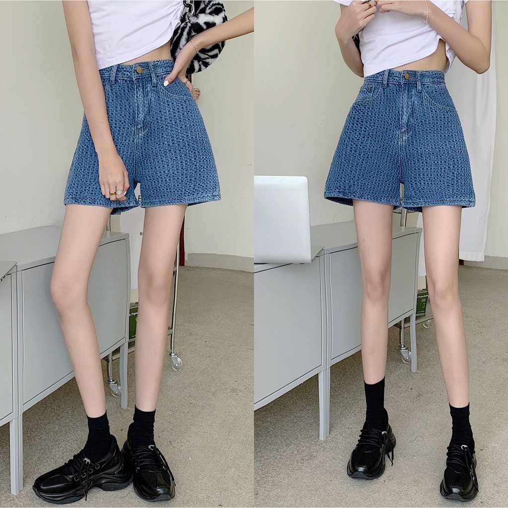 Xiaozhainv Quần Short Denim Kiểu Dáng Hợp Thời Trang Cho Nữ | BigBuy360 - bigbuy360.vn