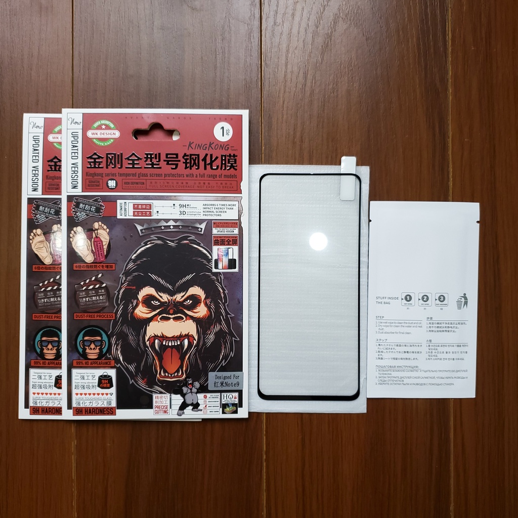 Kính cường lực Xiaomi Mi CC9 / Mi 9 / Mi 11T / 11T Pro  hiệu Kingkong Full màn Viền mỏng cao cấp