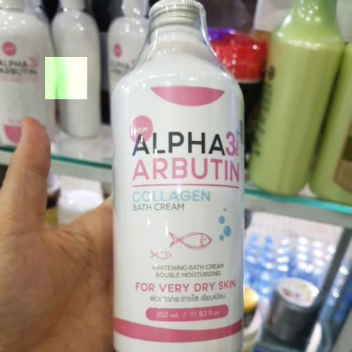 Sữa tắm trằng alpha arbutin thai .