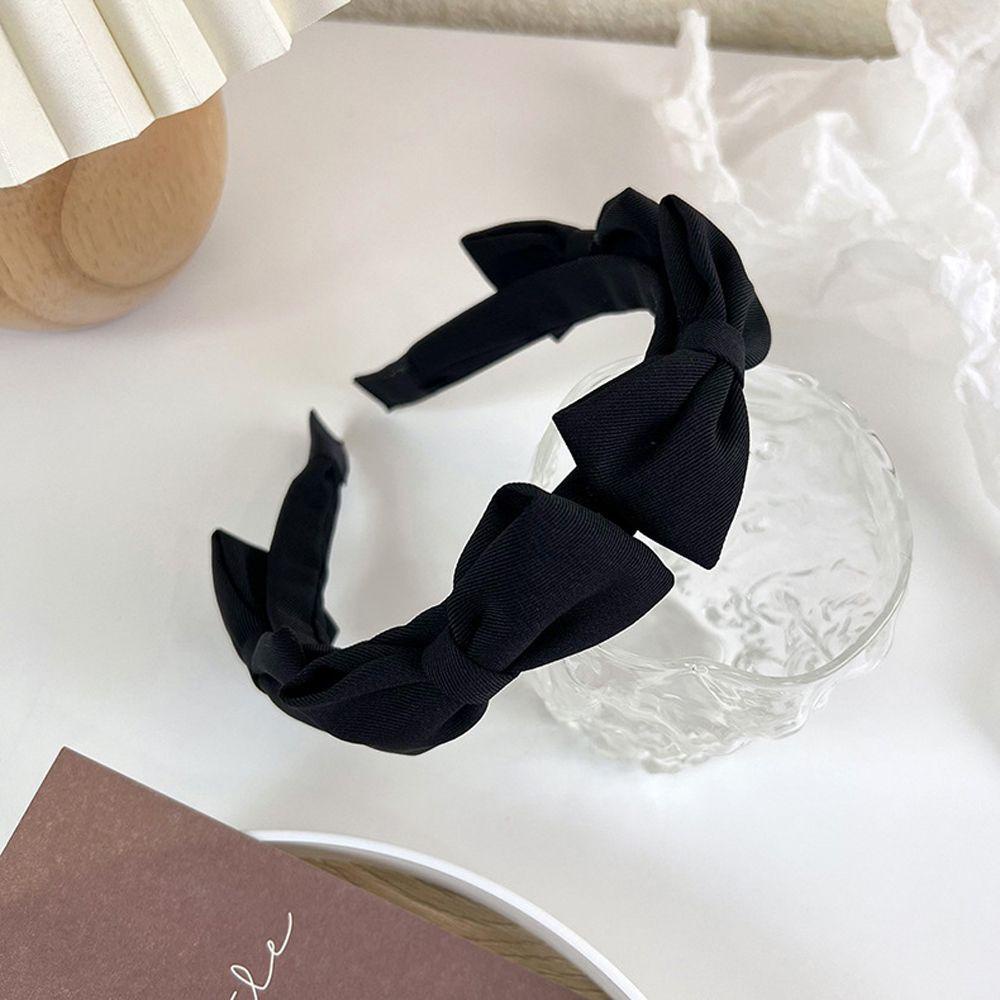 ANEMONE Băng Đô Nơ Cài Tóc Rửa Mặt Trang Điểm Tiệc Tùng Thời Trang Phong Cách Hàn Quốc