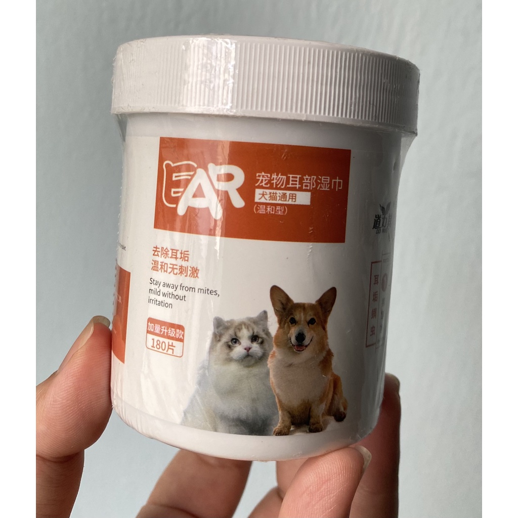 Khăn giấy lau mắt, lau tai cho thú cưng