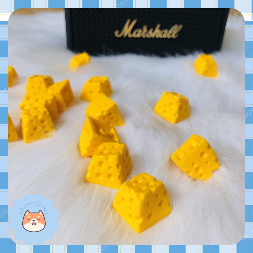 Keycap Cheese - Artisan Keycap dành cho bàn phím cơ - Profile SA / OEM