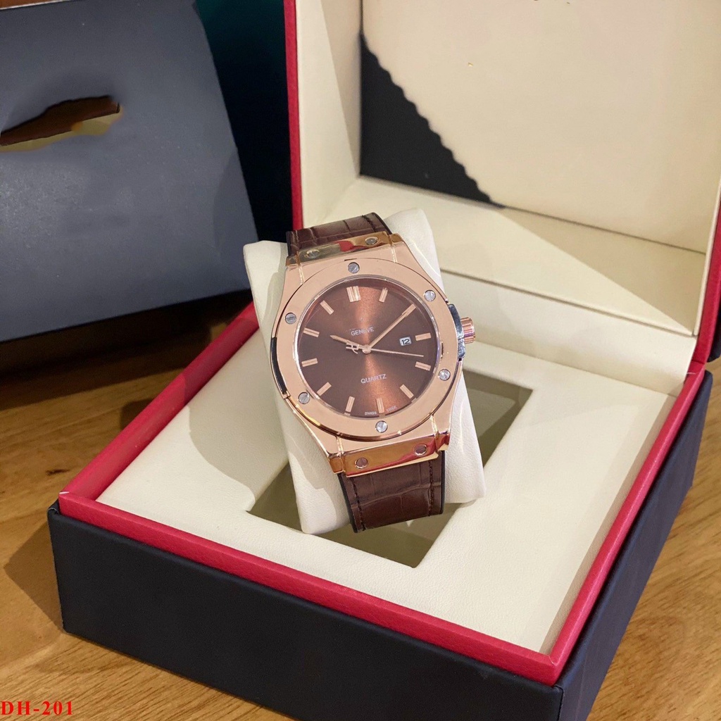 (Hubot.viền trơn)  [Hàng đẹp] Đồng hồ nam Hubot - Bản classic máy pin - Fullbox tặng vòng tay - Bảo hành 12 tháng | BigBuy360 - bigbuy360.vn
