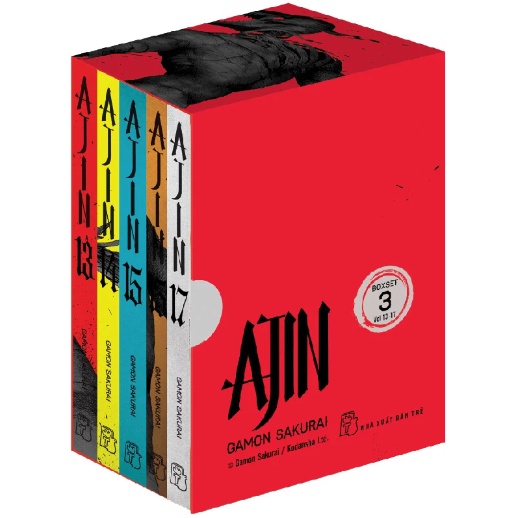 Sách-Ajin - Boxset (Tập 13 Đến Tập 17) - Tặng Kèm Bookmark 3D tr
