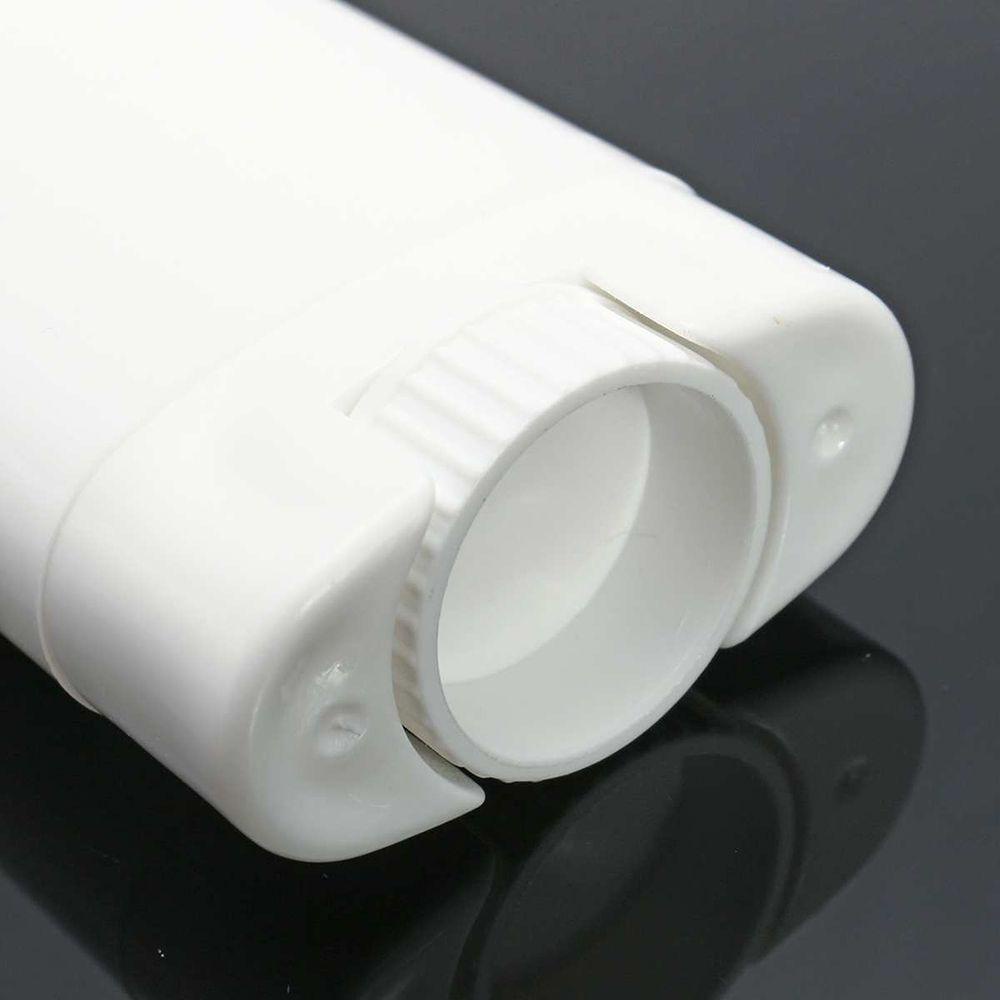 Ống Đựng Son Môi Rỗng Bằng Nhựa Màu Trắng Trơn Kèm Nắp Đậy DIY