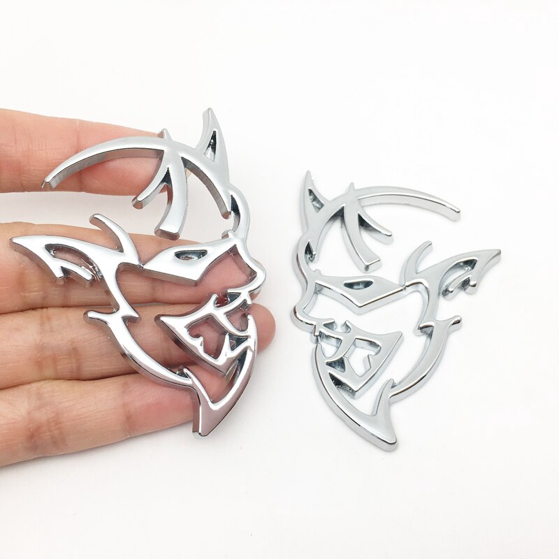 2 Chiếc Kim Loại Cho Dodge Demon Challenger Fender Xe Bên Miếng Dán Cho Dodge Challenger RAM 1500 Sạc Avenger Calibre Phi Tiêu nitro