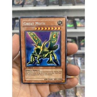 Thẻ bài lẻ yugioh! mã mrd-070 - great moth - rare - 1st edition