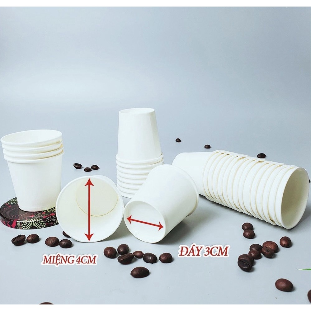 100 Chiếc Cốc Giấy 30ml cốc giấy 1OZ hàn quốc cao cấp
