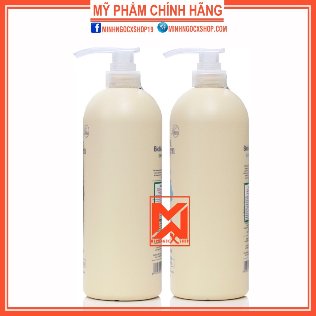 Dầu gội xả BIOTIN trắng giảm rụng phục hồi tóc khô sơ hư tổn 500 - 1000ml chính hãng