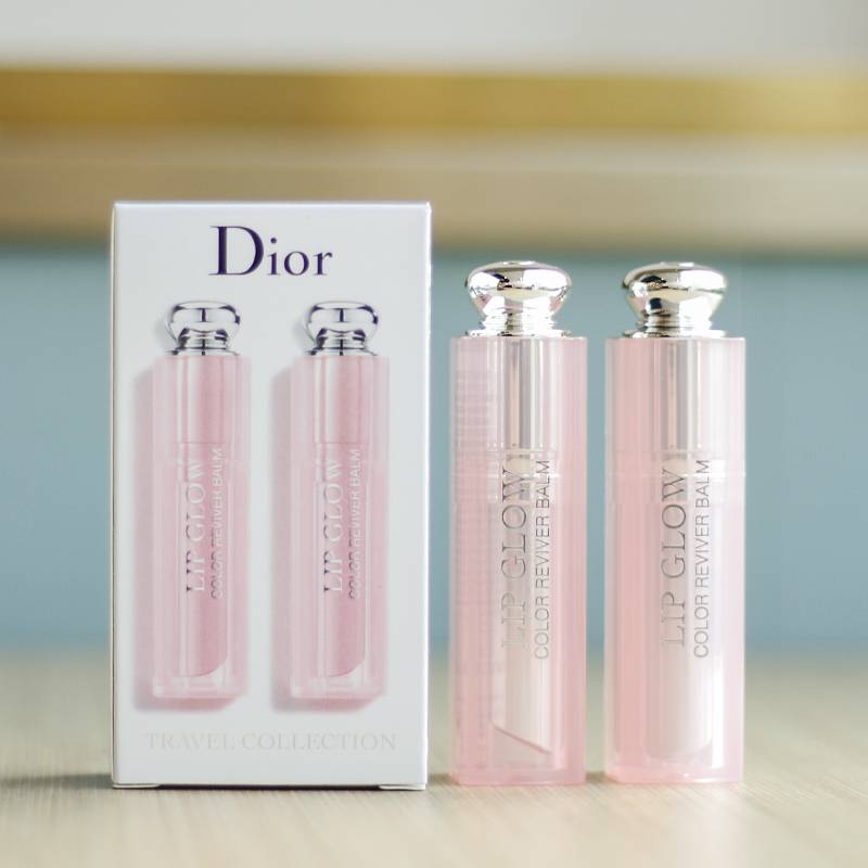SASA ❤   [Hàng mới về] Set Son Dưỡng Ẩm Môi Dior Đổi Màu 001 + 004