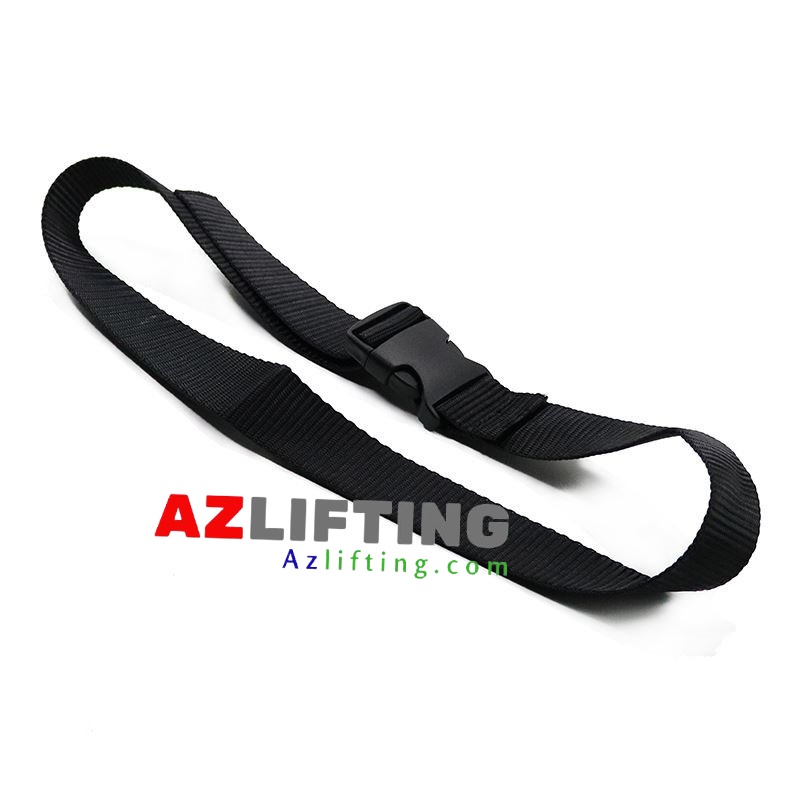 [Xả kho giá rẻ] Dây chăng hàng khóa cài nhựa rút bản 38mm dài 1m đen