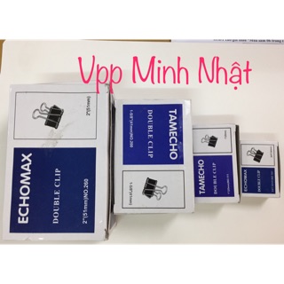 Kẹp bướm Double clip hộp 12c