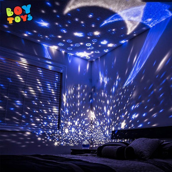 Đồ chơi cho bé đèn chiếu sao tự xoay tròn thần kỳ 360 Star Master Pro