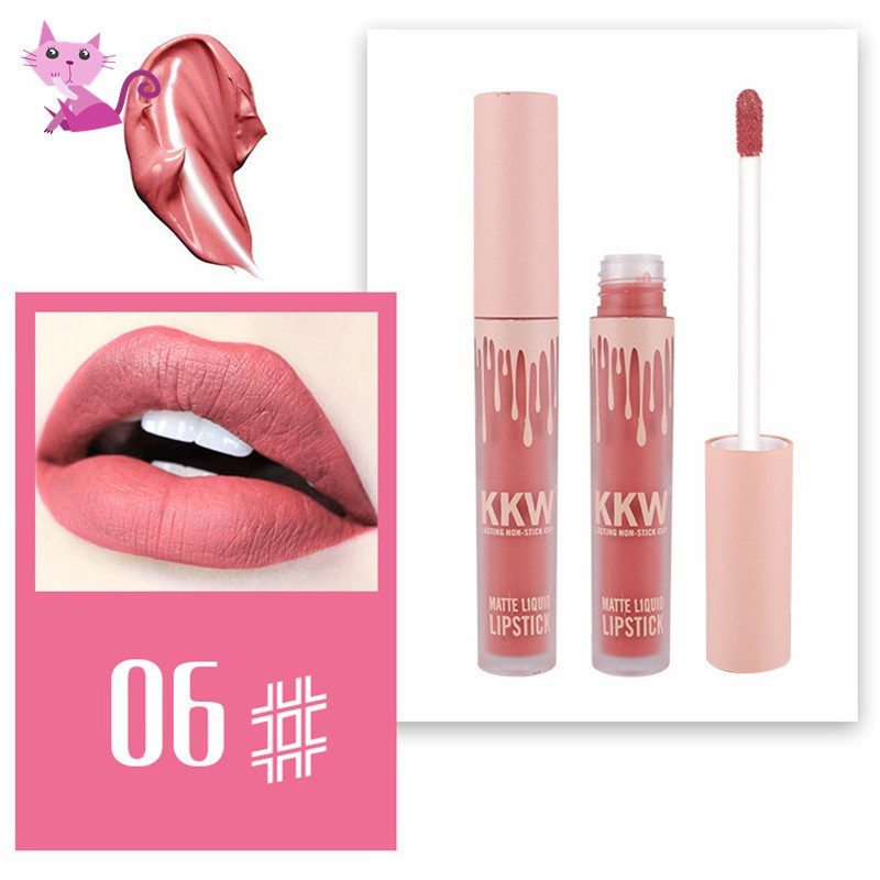 VVBK Lady Makeup Waterproof Liquid Lip Gloss Pop Matte Kkw Llipstick Lasting Kilie Lip Tint Lipsticks