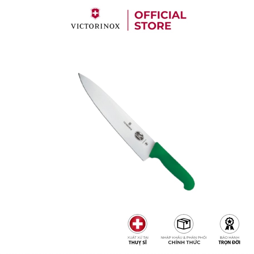 Dao bếp Victorinox Carving Knives  5.2004.25 (Professional Fibrox green handle)– Hãng phân phối chính thức
