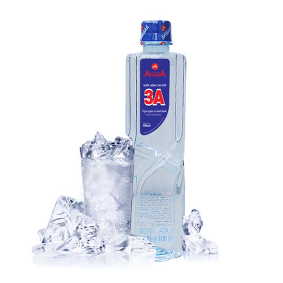 Thùng 24 chai nước lọc tinh khiết AVINA - 3A chai 350ml
