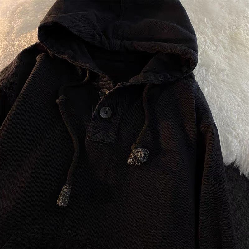 Áo Khoác Hoodie Form Rộng Unisex DONA Vải Kaki Dày Dặn - Tuni Store