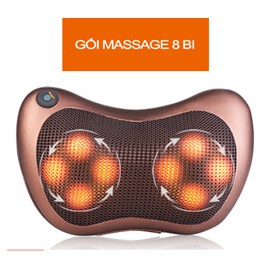 Gối Massage Vai Gáy 8 Bi Hồng Ngoại Công Nghệ Nhật Bản Cao Cấp