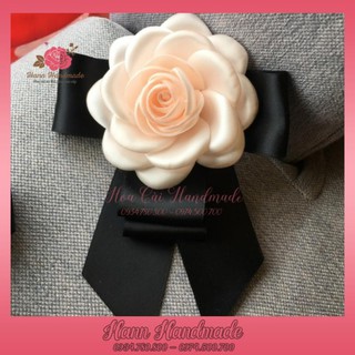 🌺 Hoa cài áo cao cấp 🌺 Bông nơ cài áo, nơ cài áo handmade thời trang kiểu cài - hoacaiaoThuThuy