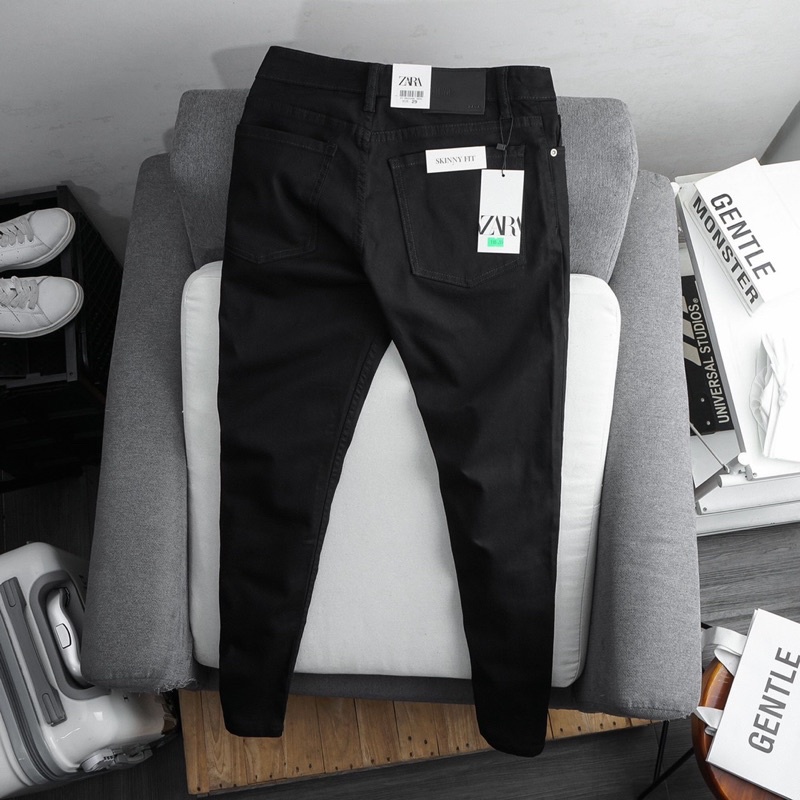 QUẦN BÒ ĐEN ZARA MAN VẢI DƯ HÃNG VNXK DÁNG SLIM FIT