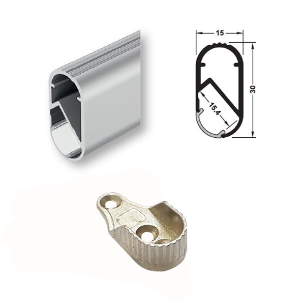 2 Pát đỡ thanh treo áo 1 cặp  RES8488N3