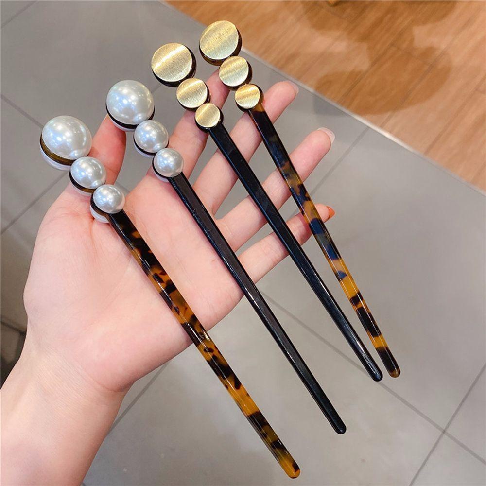 MXGOODS Kẹp Tóc Bằng Hợp Kim Phong Cách Cổ Điển Đơn Giản Dễ Phối Đồ