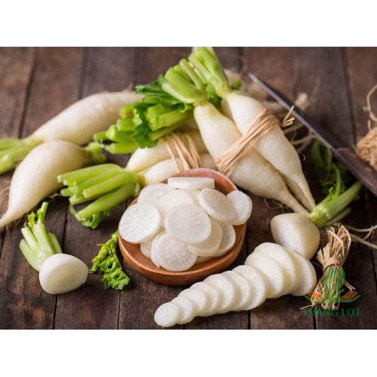 Gói Hạt Giống Củ Cải Trắng Củ To, Năng Suất Cao 50 hạt Giống Mới Chịu Nhiệt 4 Mùa