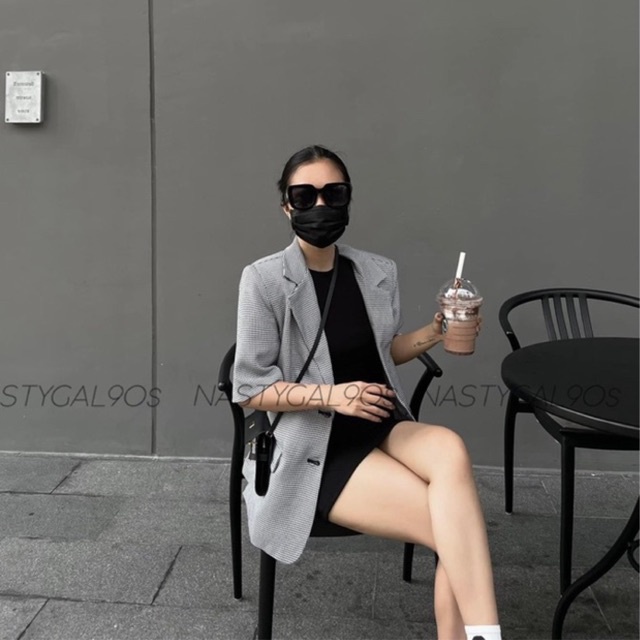 BLAZER TAY NGẮN KẺ SỌC | BigBuy360 - bigbuy360.vn