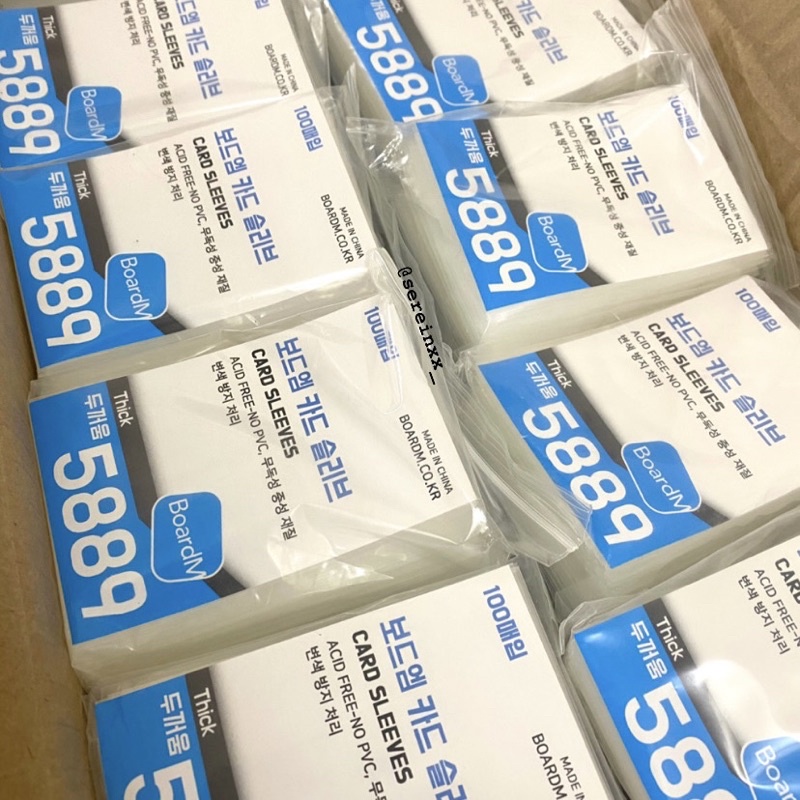 Sleeve Hàn BoardM SIÊU DÀY Loại Thick Bảo Quản, Đựng Card Thần Tượng
