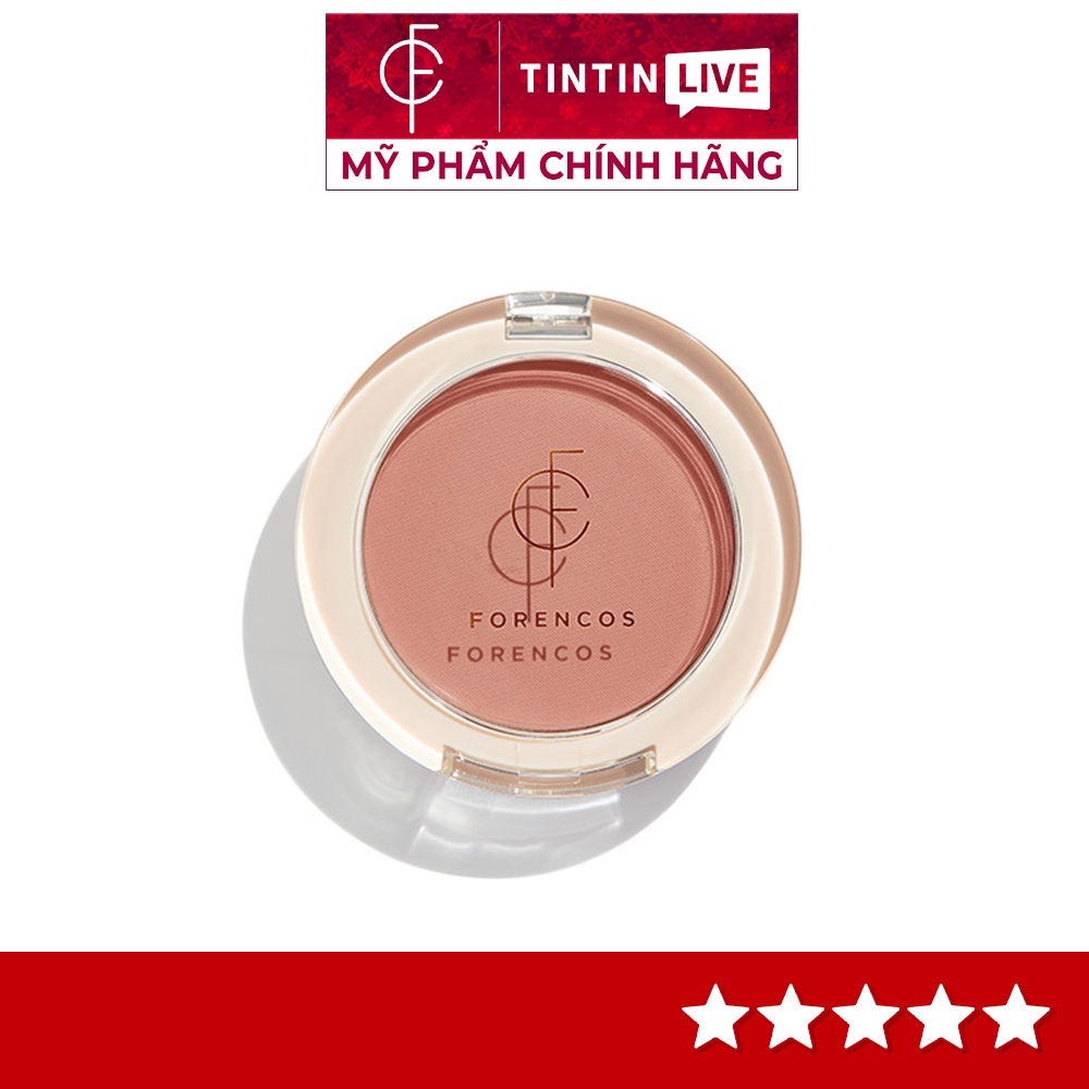 Phấn má hồng FORENCOS PURE Blusher 5 màu, chính hãng Hàn Quốc