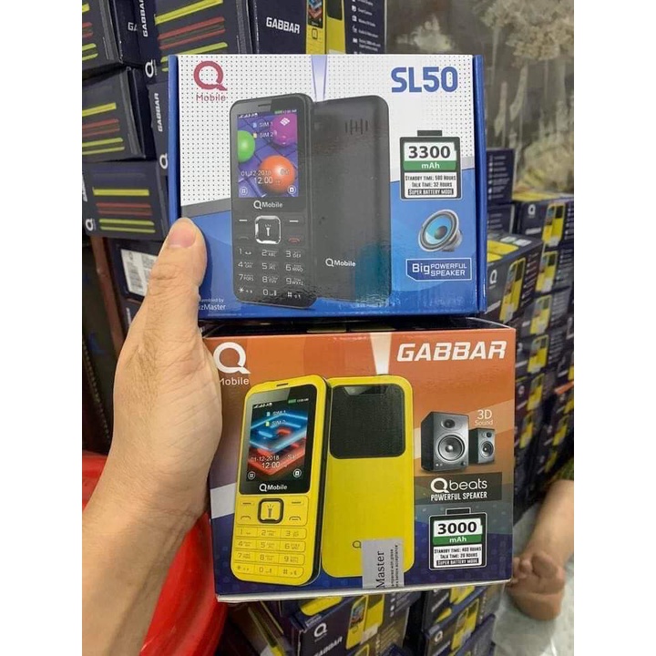 Điện Thoại Người Già 4G Qmobile SL50 , Điện Thoại G600 Loa To Sóng Khỏe New Fullbox